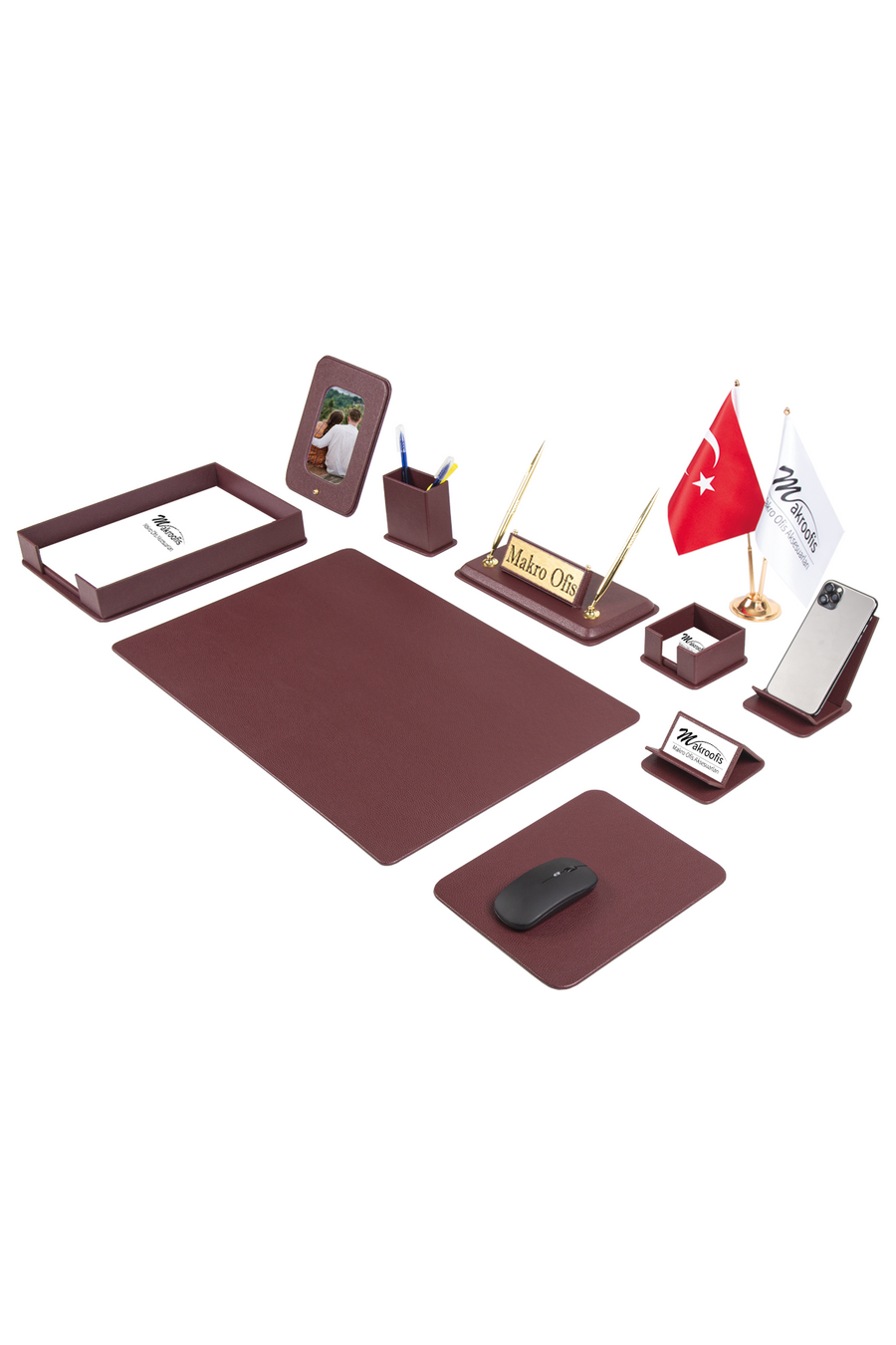 Dora Sümen Takımı 12 parça Bordo Full Set