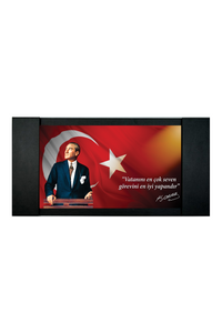 Atatürk Makam Panosu – “Vatanını En Çok Seven” Kürsü (MP017-1) – ön görünüm