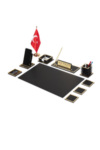 Nova Gold Sümen Takımı 10 Parça Siyah Full Set – orijinal ürün ön görünüm