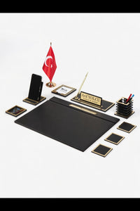 Lina Gold Sümen Takımı 10 Parça Siyah Full Set – orijinal ikinci açı