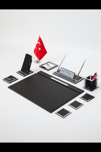 Lina Silver Sümen Takımı 11 Parça Siyah Full Set – orijinal ikinci açı