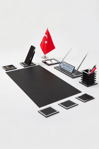 Asel Silver Sümen Takımı 11 Parça Siyah Full Set – ikinci açı
