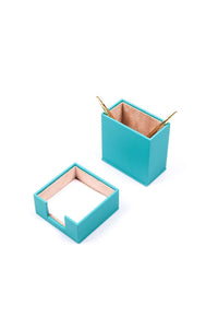Deri Kalemlik ve Notluk Turkuaz