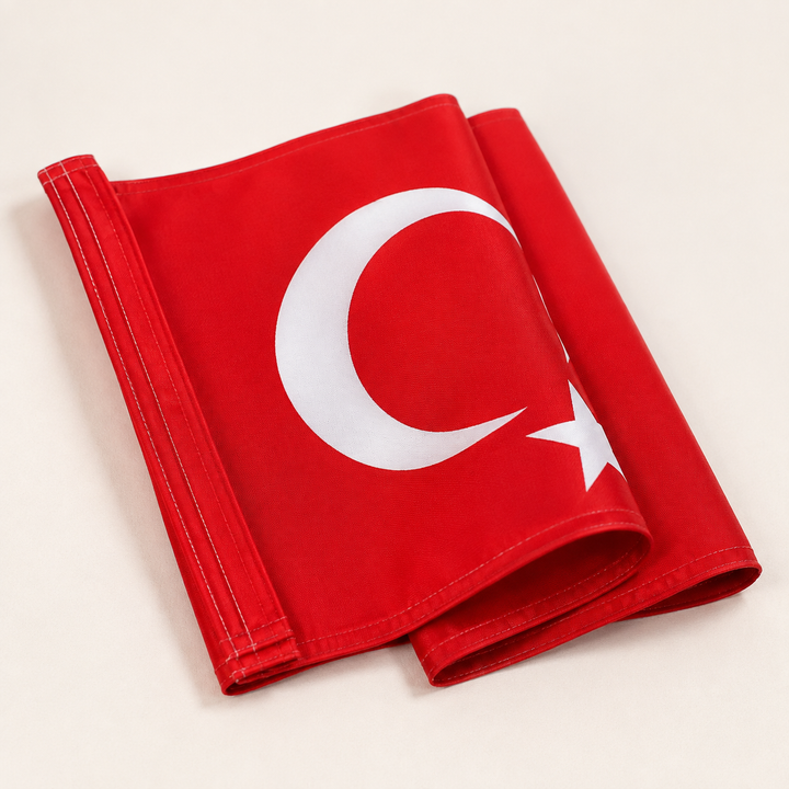 Türk Makam Bayrağı (Sadece Bayrak) – detay görünümü