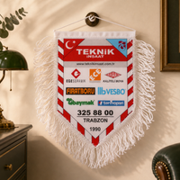Firma Tanıtım Beşgen Flama – detay görünümü
