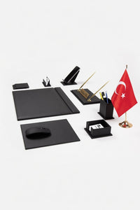 G101 Deri Sümen Takımı 11 Parça Siyah Full Set – ikinci açı