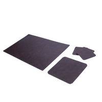 Suni Deri Masa Padi Taba Masa Sümeni & Mousepad – aksesuar detayı
