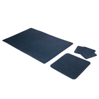 Suni Deri Masa Padi Yeşil Masa Sümeni & Mousepad – ön görünüm