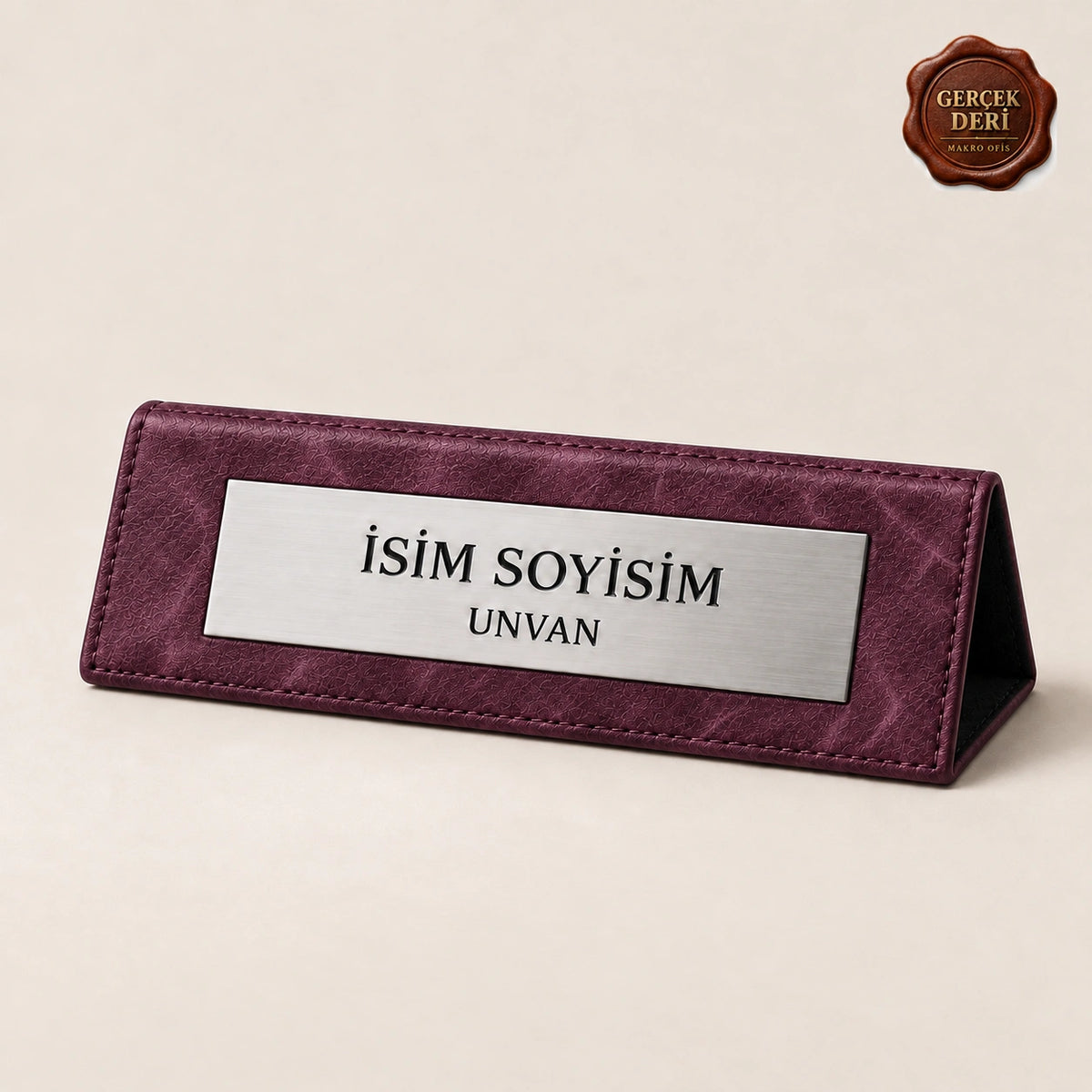 Masaüstü İsimlik — Mor
