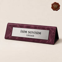 Masaüstü İsimlik — Mor