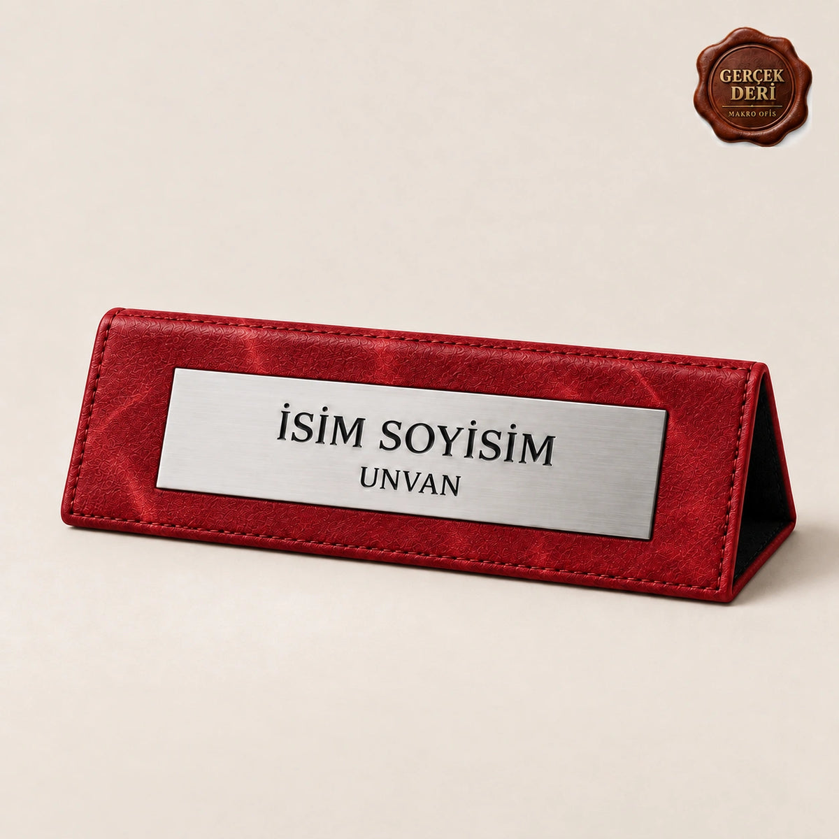 Masaüstü İsimlik — Kırmızı