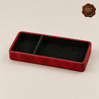 İki Bölmeli Masaüstü Organizer Model 1 — Kırmızı