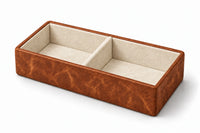 İki Bölmeli Masaüstü Organizer Model 2 — Taba