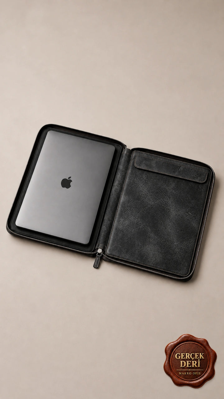 Fermuarlı MacBook Kılıfı Model 1 — Siyah