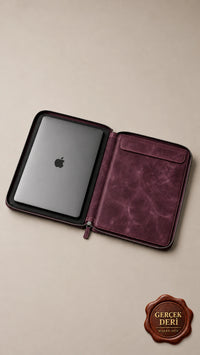 Fermuarlı MacBook Kılıfı Model 1 — Mor
