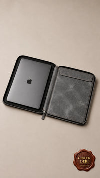 Fermuarlı MacBook Kılıfı Model 1 — Gri