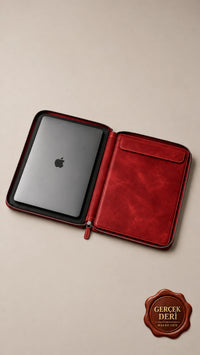 Fermuarlı MacBook Kılıfı Model 1 — Kırmızı