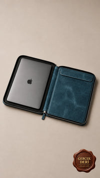 Fermuarlı MacBook Kılıfı Model 1 — Mavi