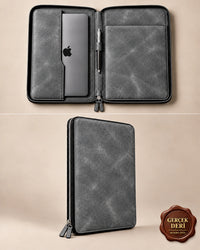 Fermuarlı MacBook Kılıfı Model 2 — Gri