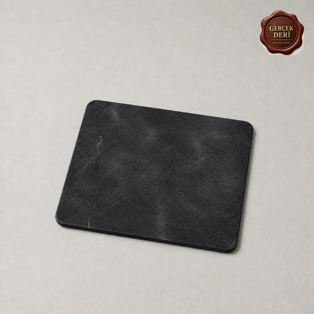 Dikişli Masaüstü Mousepad — Siyah