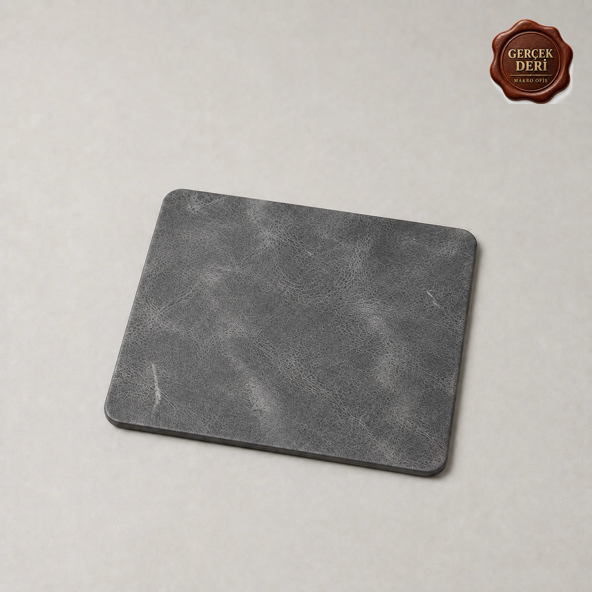 Dikişli Masaüstü Mousepad — Gri