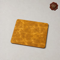Dikişli Masaüstü Mousepad — Sarı