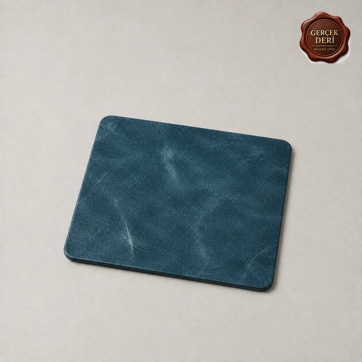 Dikişli Masaüstü Mousepad — Mavi