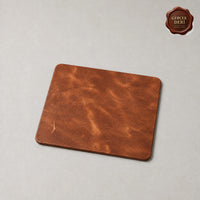 Dikişli Masaüstü Mousepad — Taba