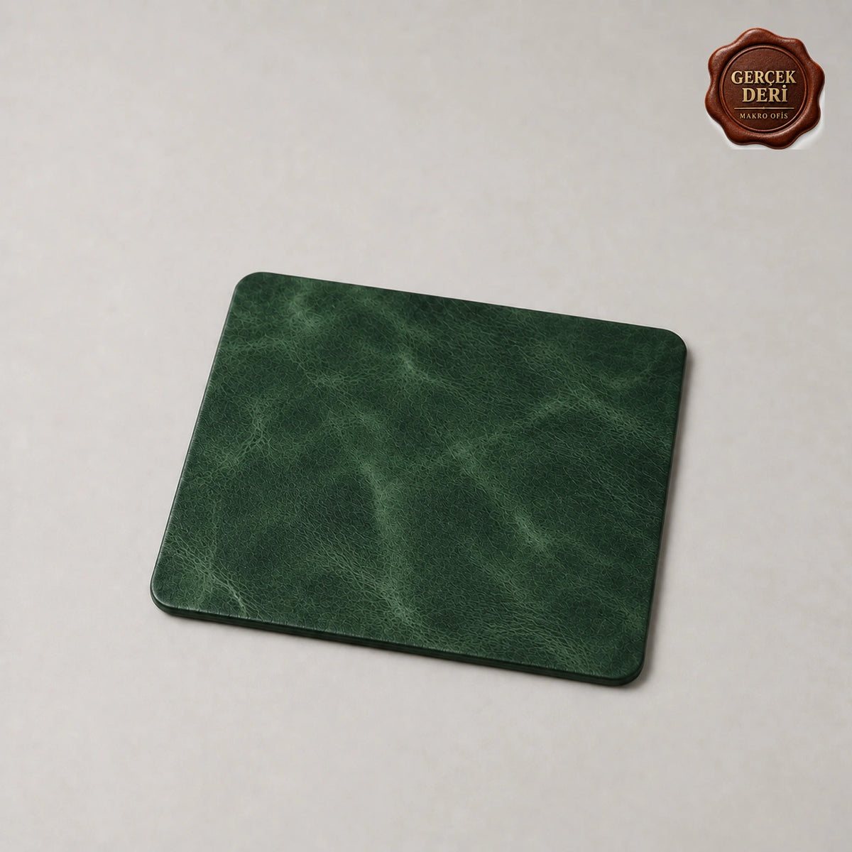 Dikişli Masaüstü Mousepad — Yeşil