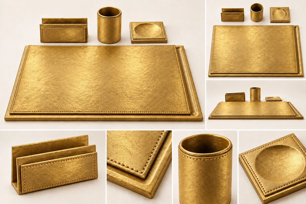 Ofis Masa Seti Model 1 — Gold