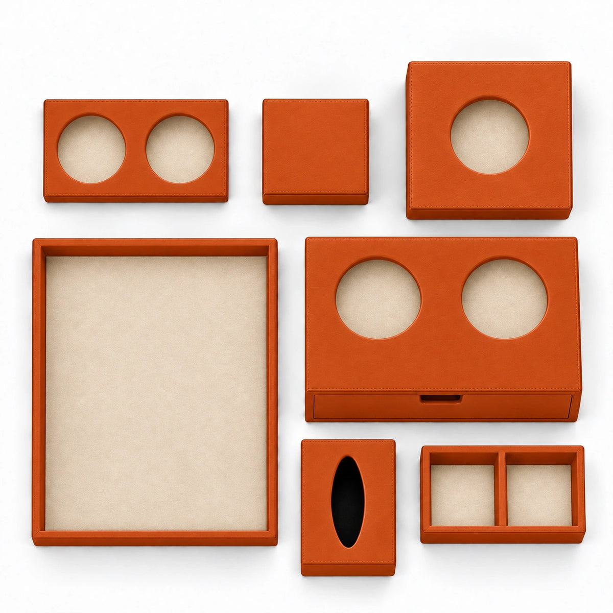 Otel Masaüstü Seti V2 Model 11 — Turuncu