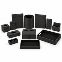 Tepsili Otel Oda Seti V2 Model 5 — Damarlı Acı Kahve