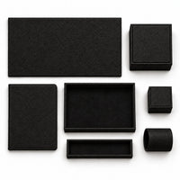 Otel Masaüstü Düzenleyici Set V2 Model 9 — Damarlı Acı Kahve