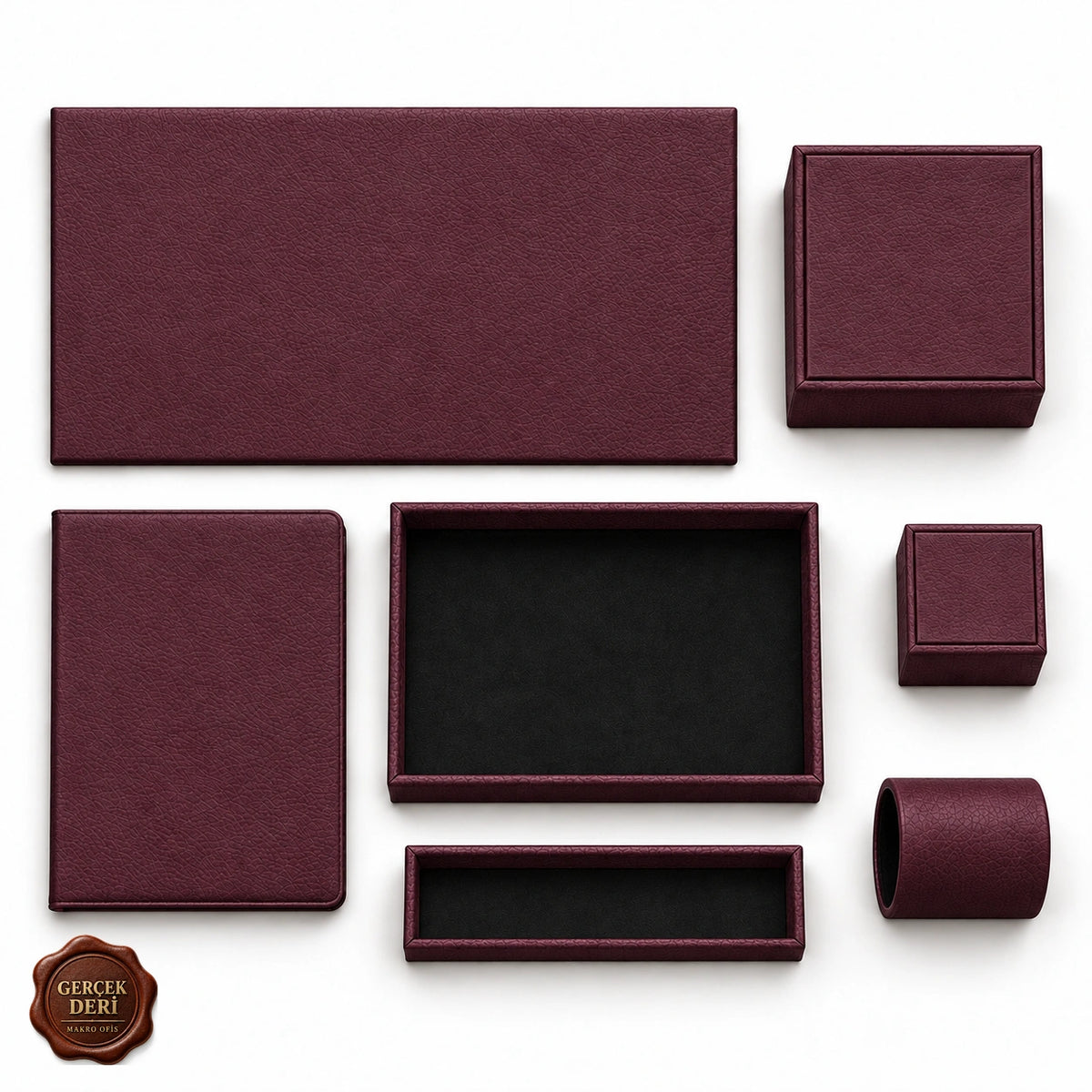 Otel Masaüstü Düzenleyici Set V2 Model 9 — Mor
